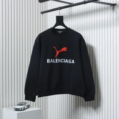 Balenciaga x PUMA Co-Branding-Sweatshirt mit Rundhalsausschnitt