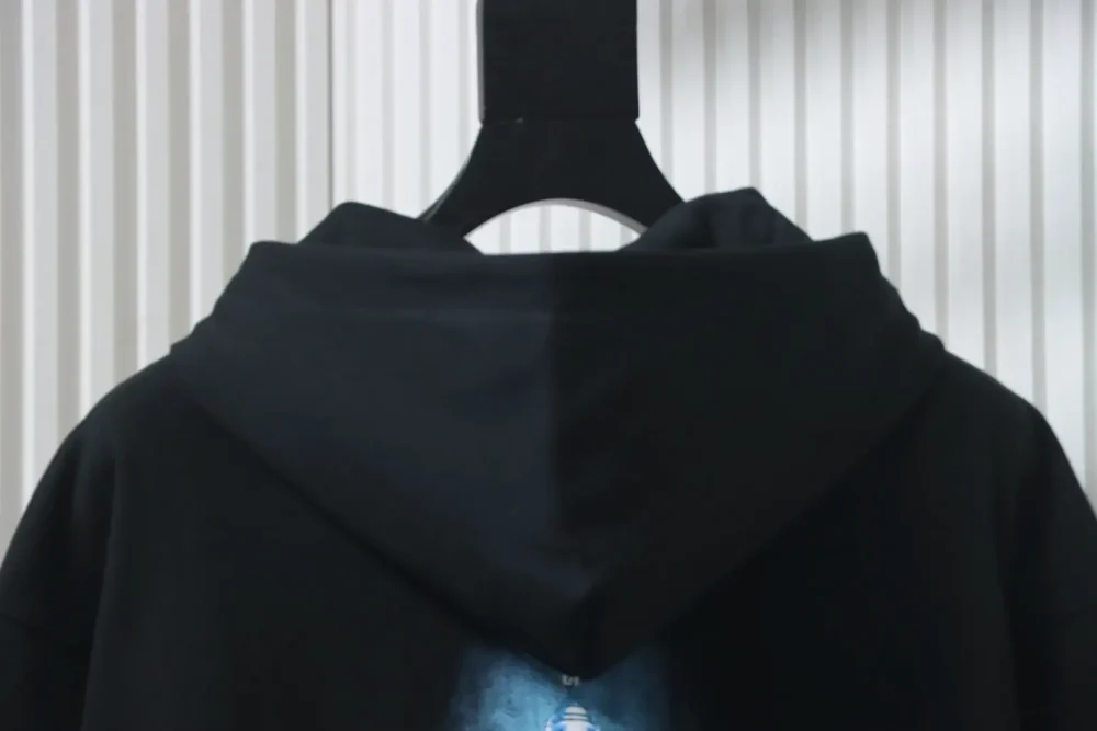 Balenciaga x Vogue-Kollaboration Kapuzensweatshirt mit Leuchtturm-Digitaldruck und Rücken – Bild 4