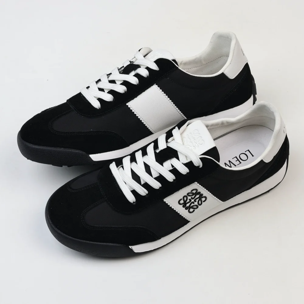 Ballet Runner Forrest Gump Retro Deutsche Trainingsschuhe Dünne Sohle All-Match Casual Sportschuhe Schwarz und Weiß – Bild 6