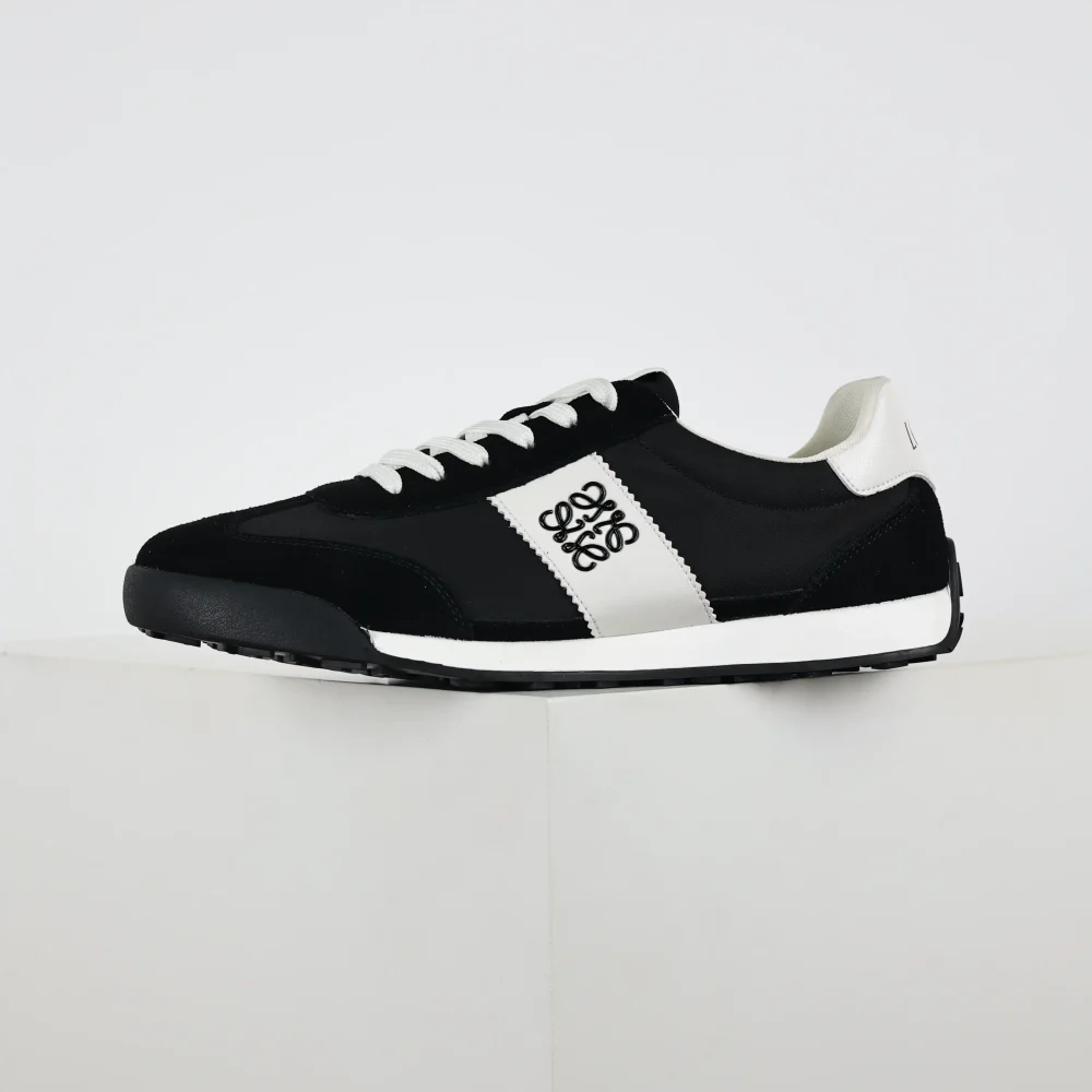 Ballet Runner Forrest Gump Retro Deutsche Trainingsschuhe Dünne Sohle All-Match Casual Sportschuhe Schwarz und Weiß – Bild 4