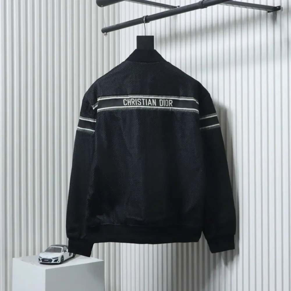 Baseballjacke aus Mesh-Gewebe – Bild 2