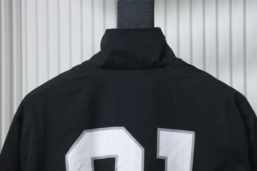 Basketball lettering print zipper long-sleeved jacket – Bild 4