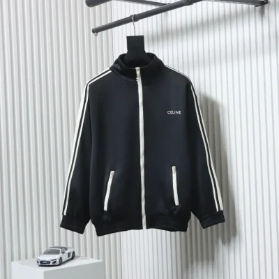 Celine klassische Anzugjacke mit kleinem Label und Schleife in Schwarz