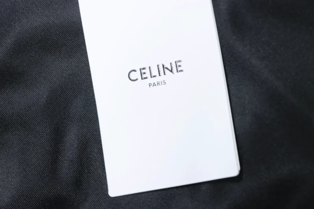 Celine klassische Anzugjacke mit kleinem Label und Schleife in Schwarz – Bild 10