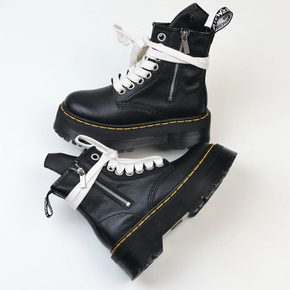 Dr. Martens 1460 Quad Leather Platform Boot R1ck 0wens Schwarz – Bild 9