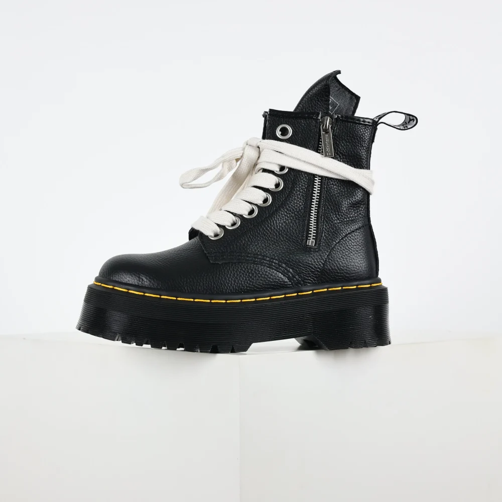 Dr. Martens 1460 Quad Leather Platform Boot R1ck 0wens Schwarz – Bild 5