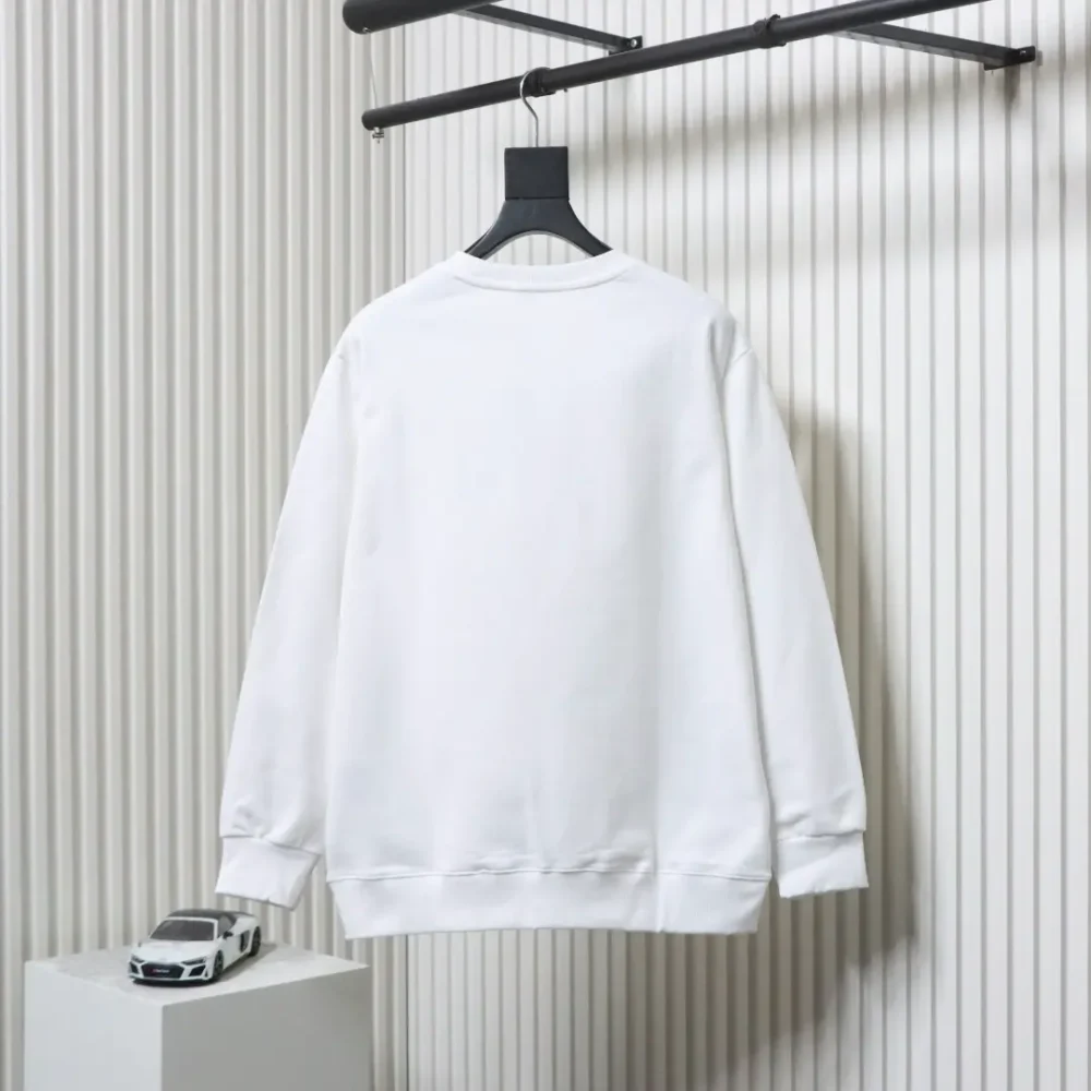 Embroidered block lettering crew neck sweatshirt – Bild 7