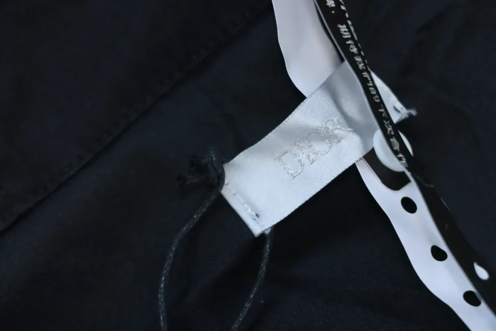 Embroidered lettering hooded windbreaker – Bild 27