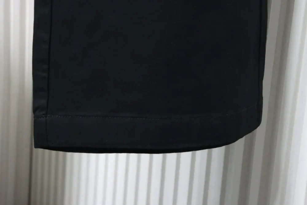 Flared trousers with embroidered lettering back pocket patches – Bild 6