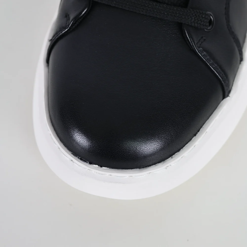 Freizeit-Sportschuhe für Herren in Schwarz, Grün und Weiß – Bild 8