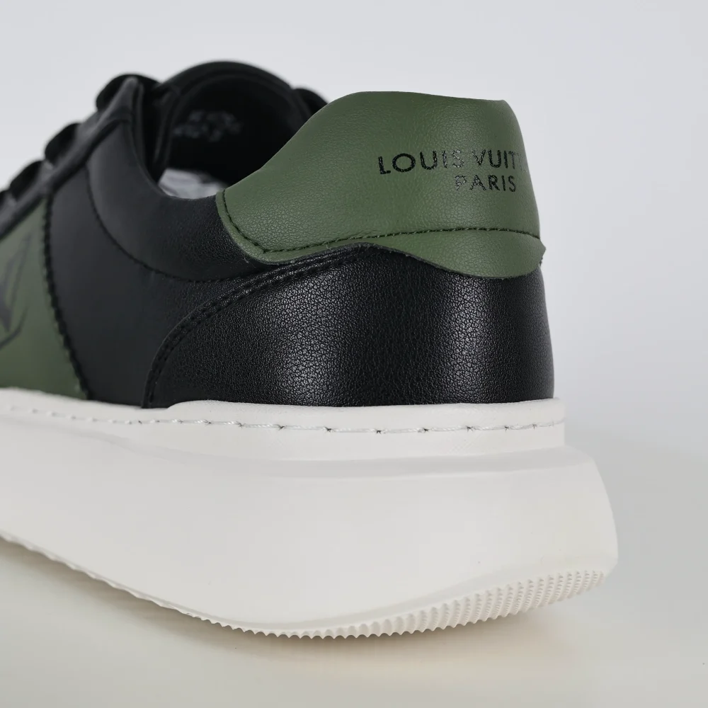 Freizeit-Sportschuhe für Herren in Schwarz, Grün und Weiß – Bild 9