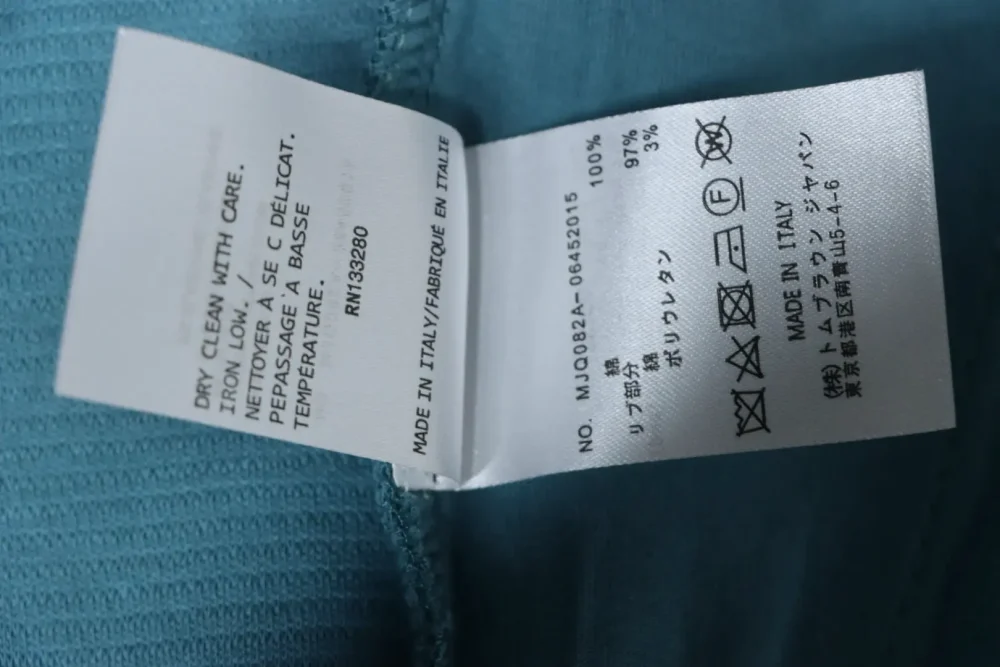 Gerade geschnittene Hose mit Waffelstruktur und Wasserrippen – Bild 4