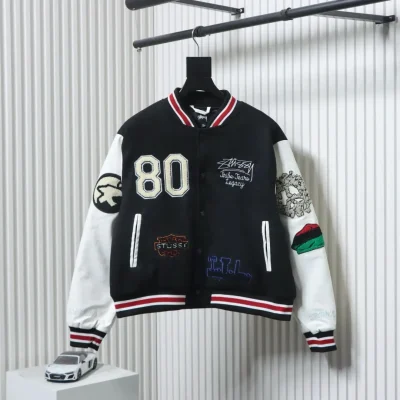 Gesteppte Baseballjacke aus der Zusammenarbeit von Dries Van Noten und Stussy