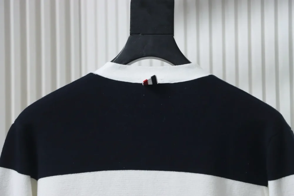 HOM BROWNE TB Thom Browne 25FW wide stripe knitted sweater cardigan – Bild 10