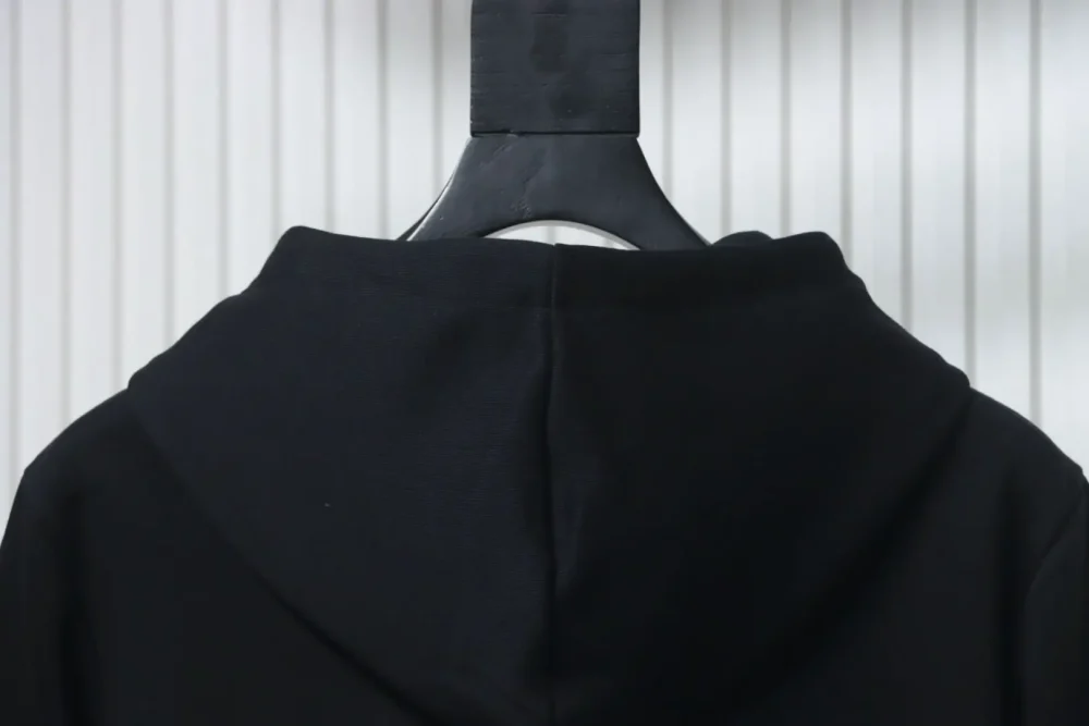 Handtuch-Kapuzenpullover mit FF-Buchstabendruck und Augenklappe XXL – Bild 4