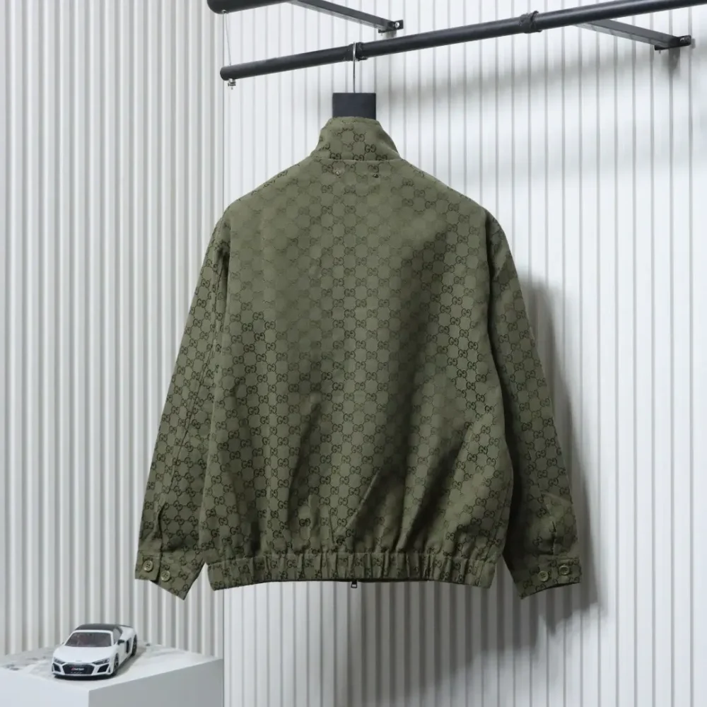 Jacke aus Jacquard-Canvas mit Allover-Monogramm-Print – Bild 2