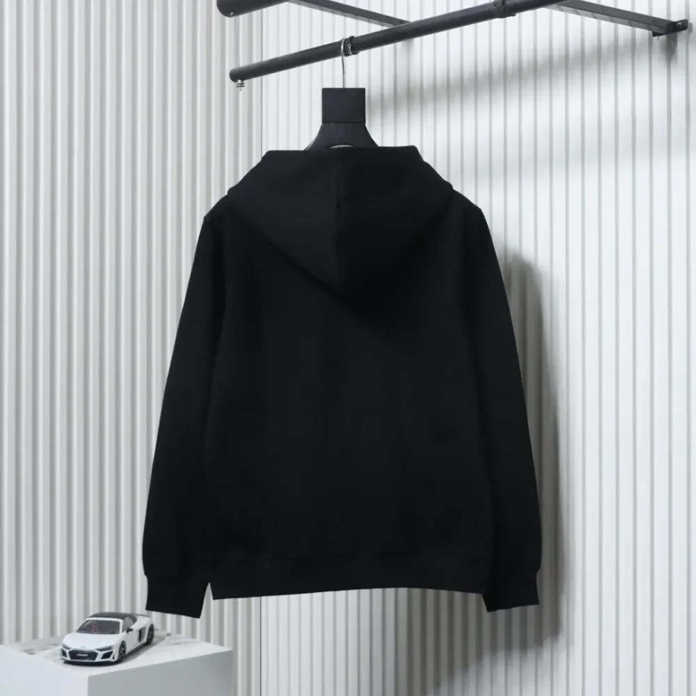 Kapuzensweatshirt mit ausgehöhltem, laminiertem Schriftzug XXL – Bild 4