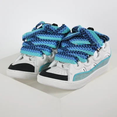 Lanvin Curb Sneaker „Weiß Grün“