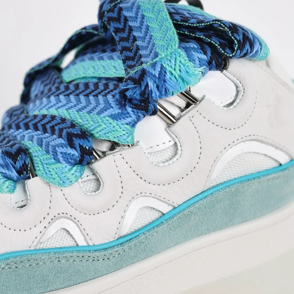 Lanvin Curb Sneaker „Weiß Grün“ – Bild 10