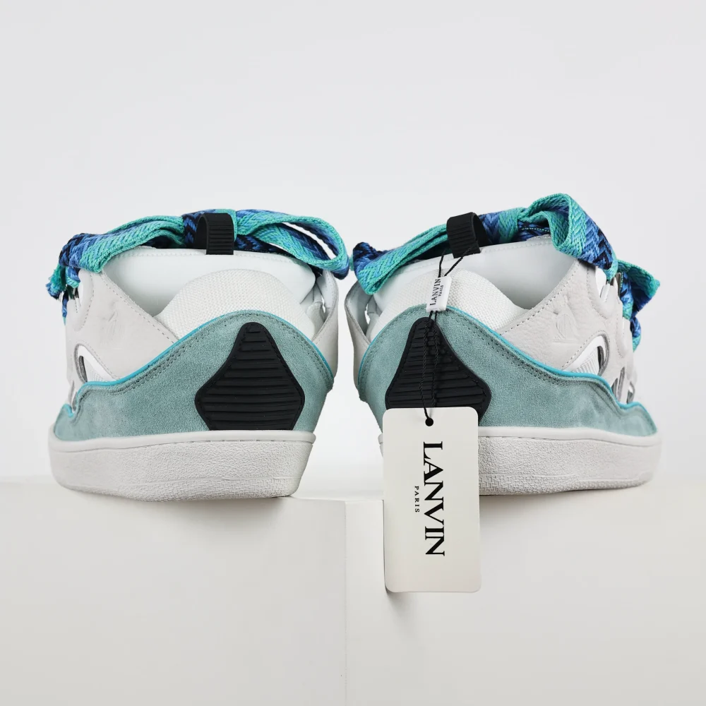Lanvin Curb Sneaker „Weiß Grün“ – Bild 5