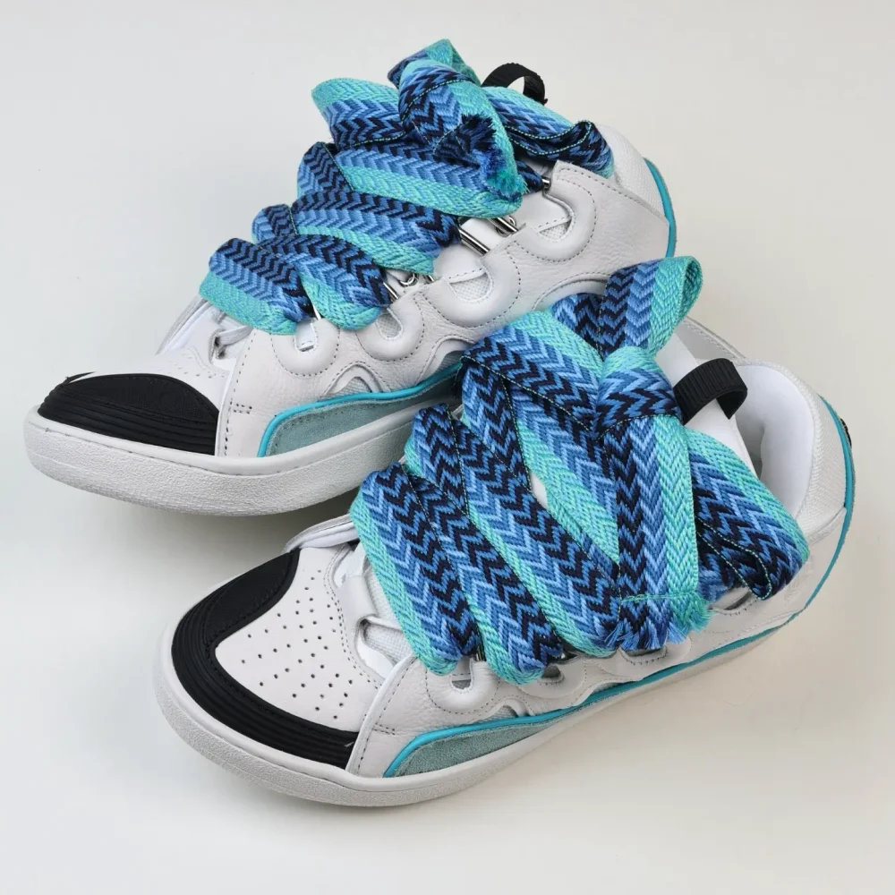 Lanvin Curb Sneaker „Weiß Grün“ – Bild 4