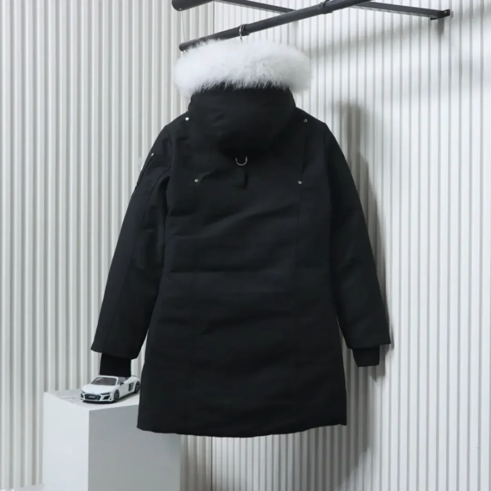 M00se knuck1es Daunenjacke Damen Klassische Daunenjacke Lang – Bild 2