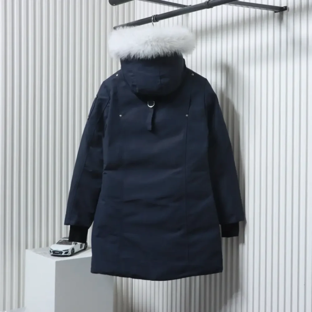 M00se knuck1es Daunenjacke Damen Klassische Daunenjacke Lang – Bild 15