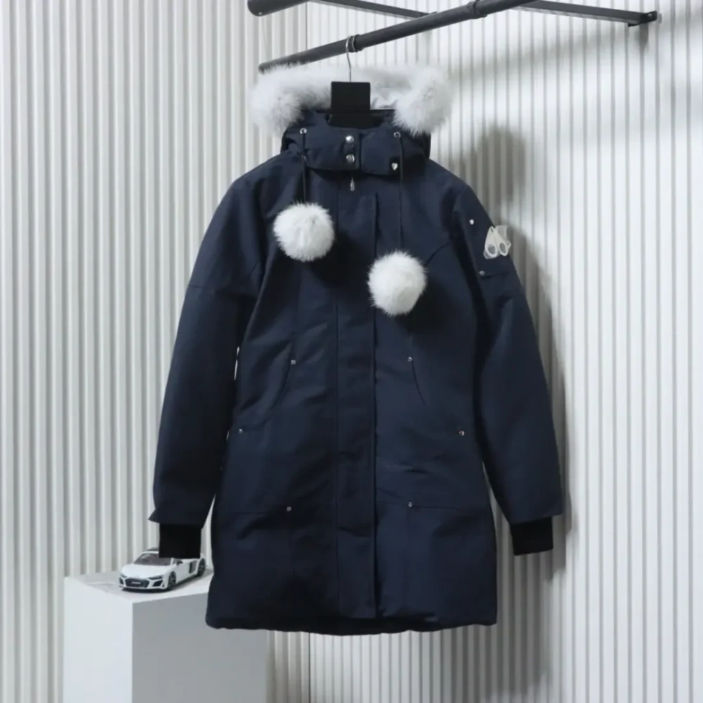 M00se knuck1es Daunenjacke Damen Klassische Daunenjacke Lang – Bild 14