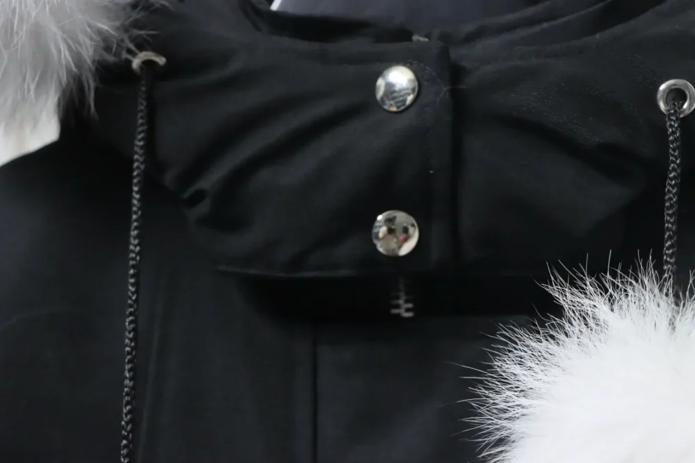 M00se knuck1es Daunenjacke Damen Klassische Daunenjacke Lang – Bild 5