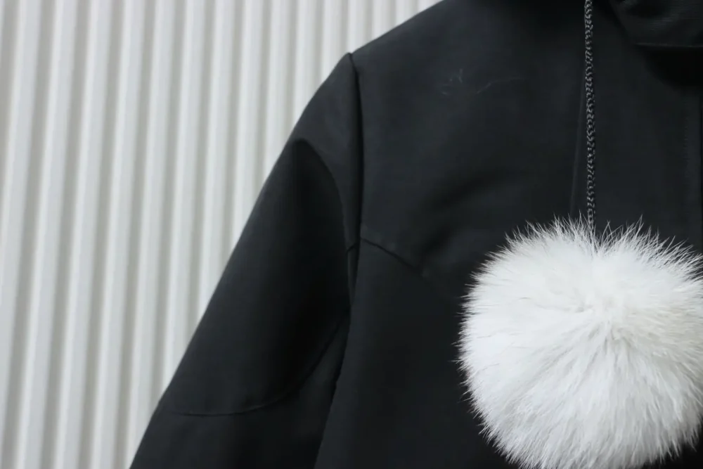 M00se knuck1es Daunenjacke Damen Klassische Daunenjacke Lang – Bild 8