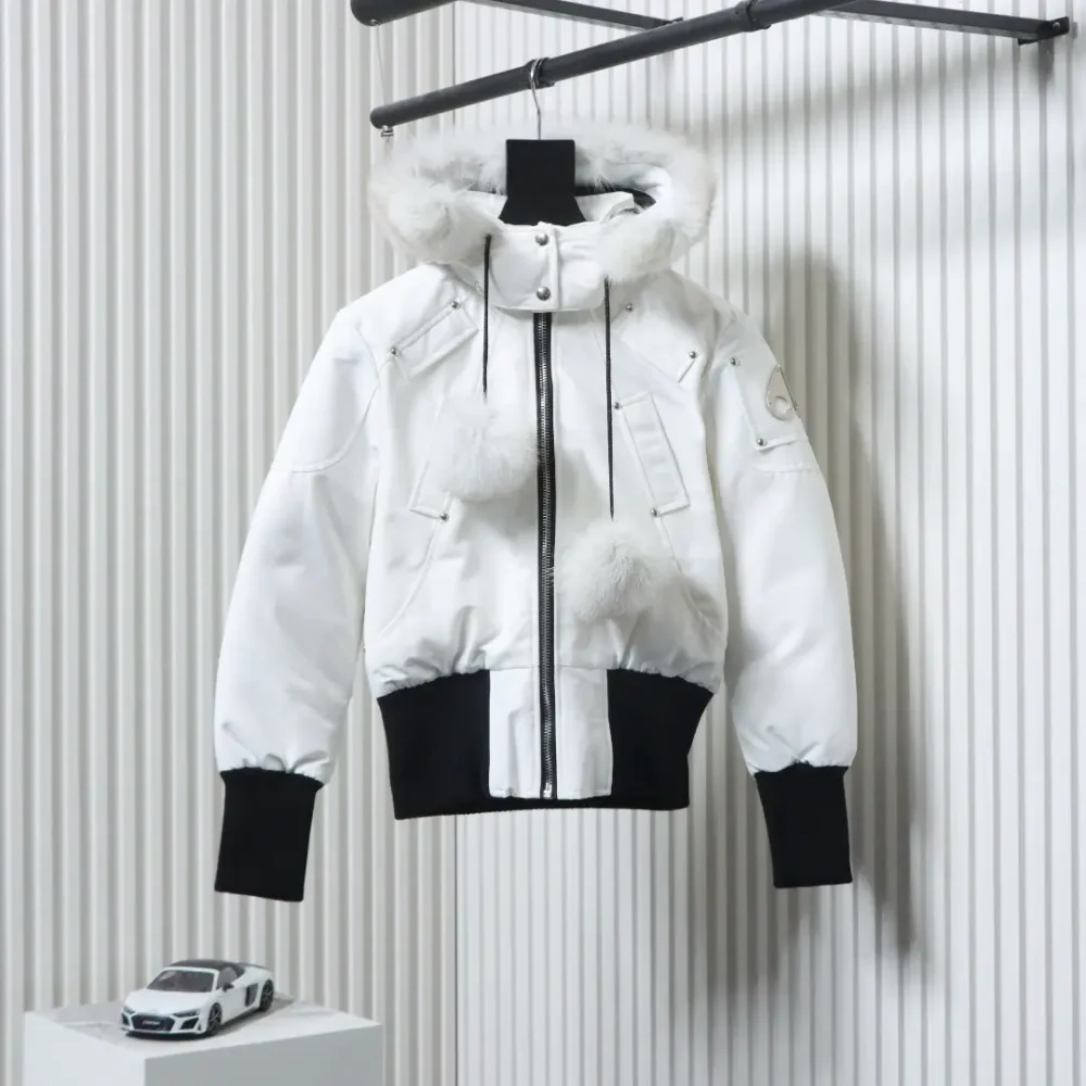 M00se knuck1es klassische Damen Daunenjacke mit Brustfellball – Bild 14