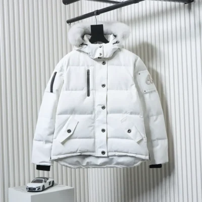 M00se knuck1es klassische Damen-Daunenjacke mit Brustreißverschluss