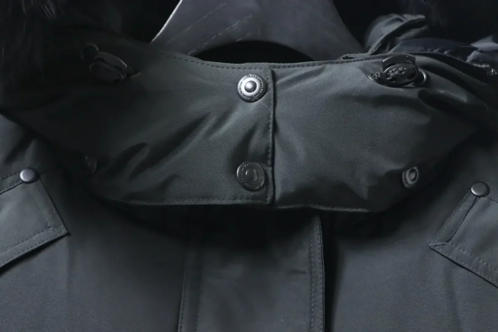 M00seknuck1esstir1ing klassische lange Daunenjacke – Bild 11