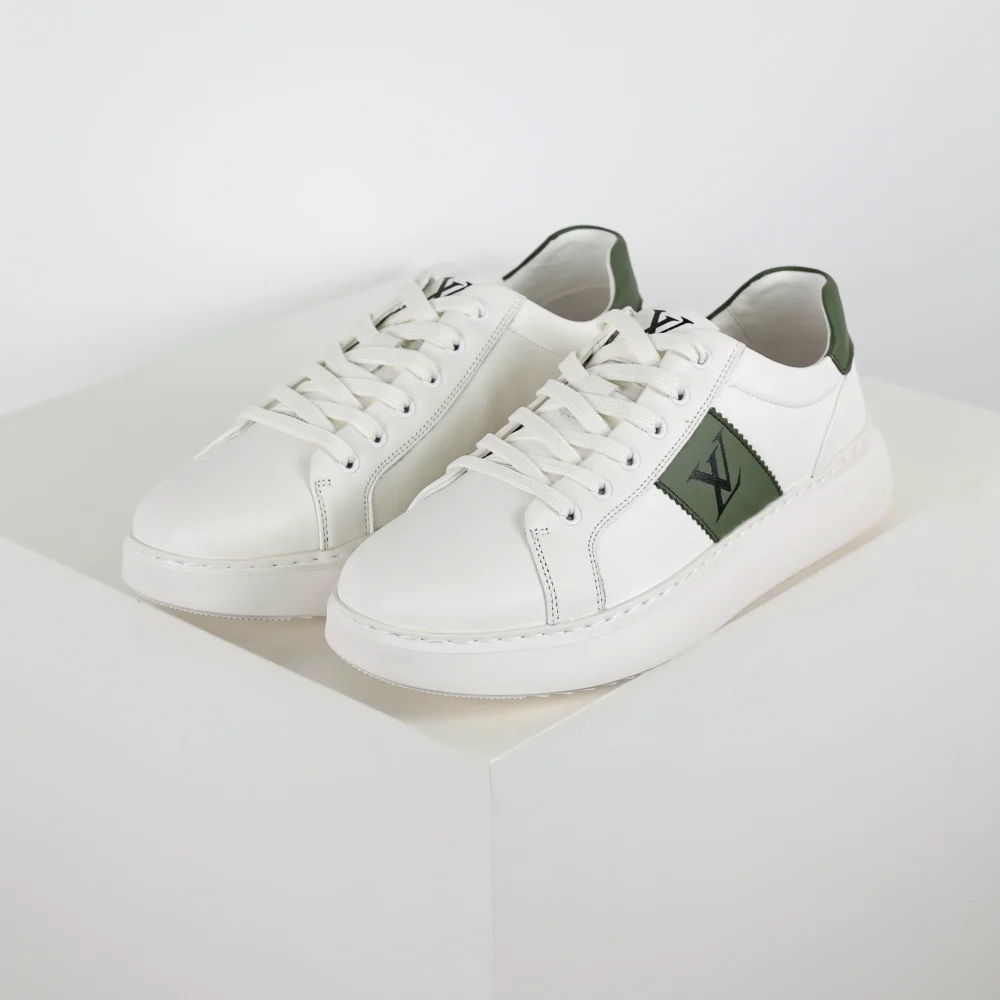 Neu Designer Schuhe Männer Frauen Plattform Turnschuhe Grün und Weiß