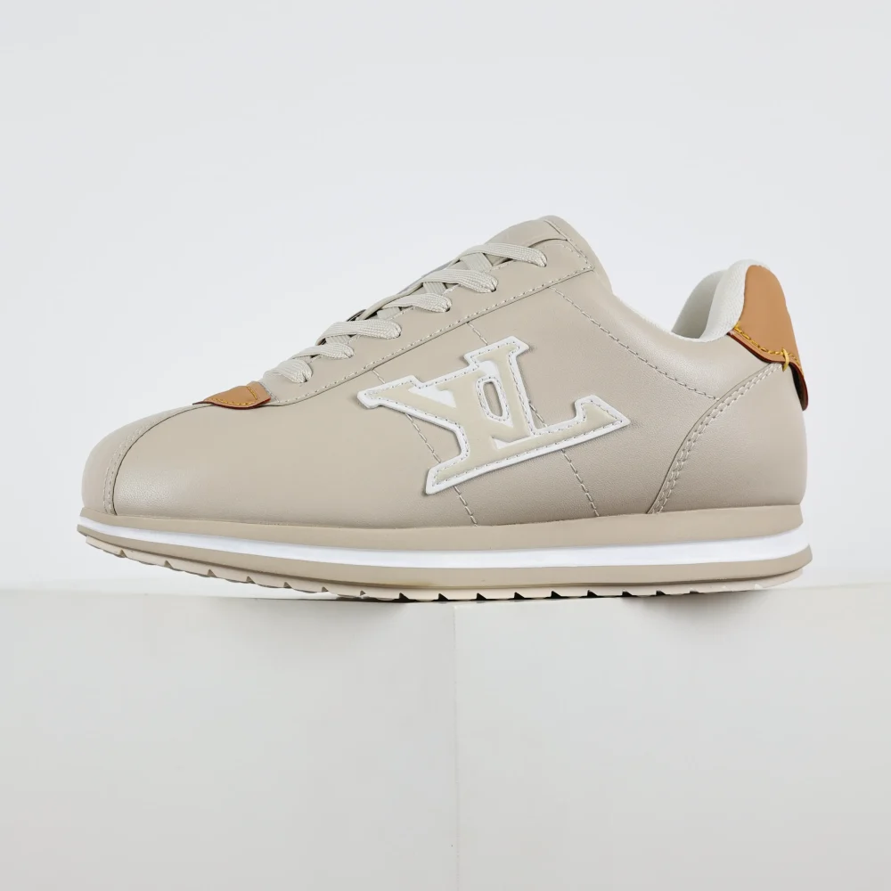 Nigo Buttersoft Low-Top-Sneaker mit runder Zehenpartie und Schnürung Beige – Bild 4