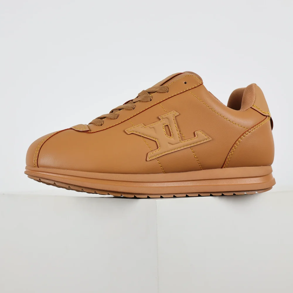 Nigo Buttersoft Low-Top-Sneaker mit runder Zehenpartie und Schnürung Braun – Bild 5