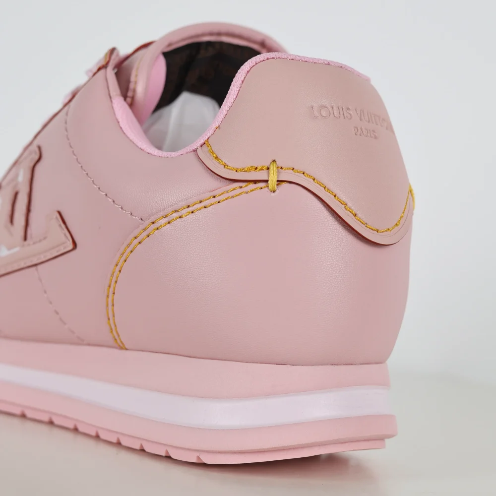Nigo Buttersoft Low-Top-Sneaker mit runder Zehenpartie und Schnürung Rosa – Bild 9