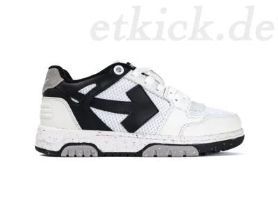 Off-White Out of Office Slim „Weiß Schwarz Gesprenkelt“