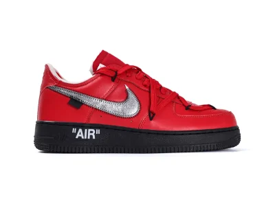 Off-White x Air Force 1 Low SP „Rot Schwarz“