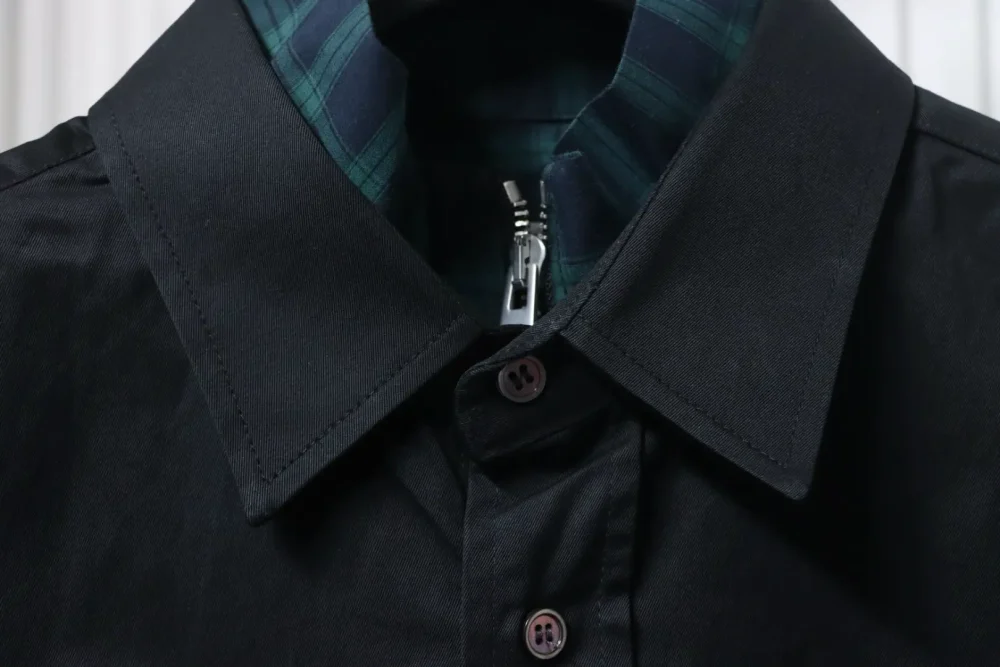 Plaid zippered two-piece jacket – Bild 6