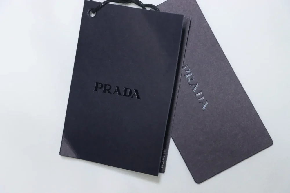 Prada Langarmhemd mit Dreieckslogo auf der Brust – Bild 10