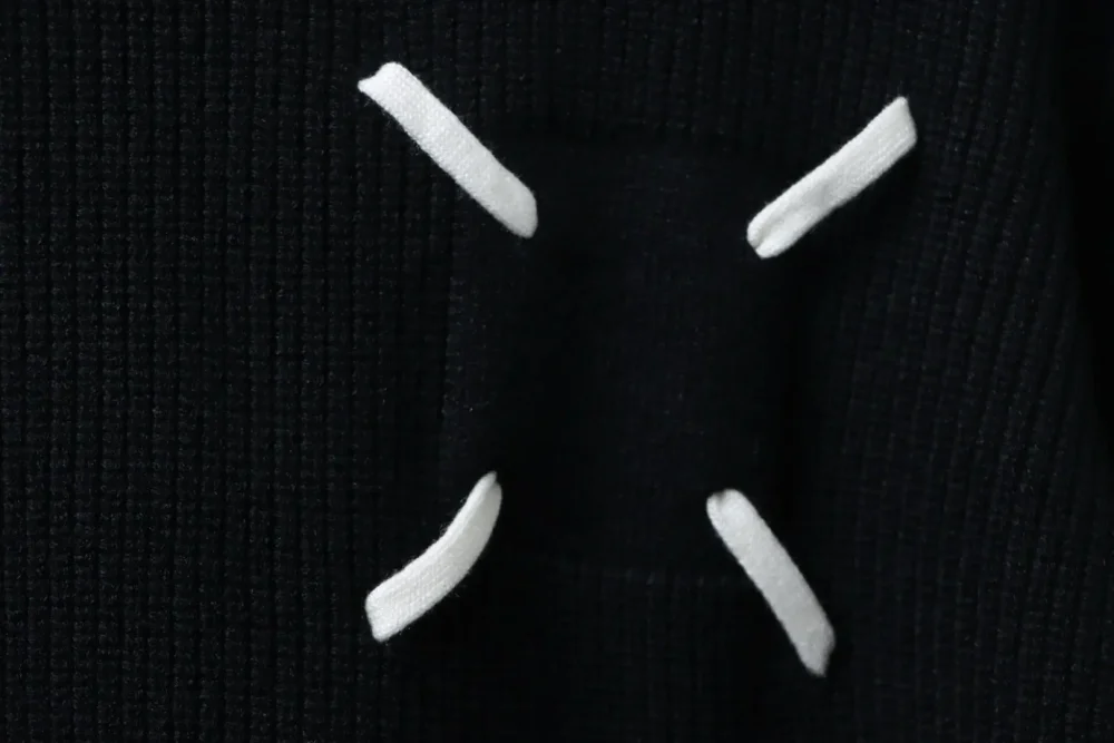Pullover mit Rundhalsausschnitt und Logo von Margiela – Bild 5