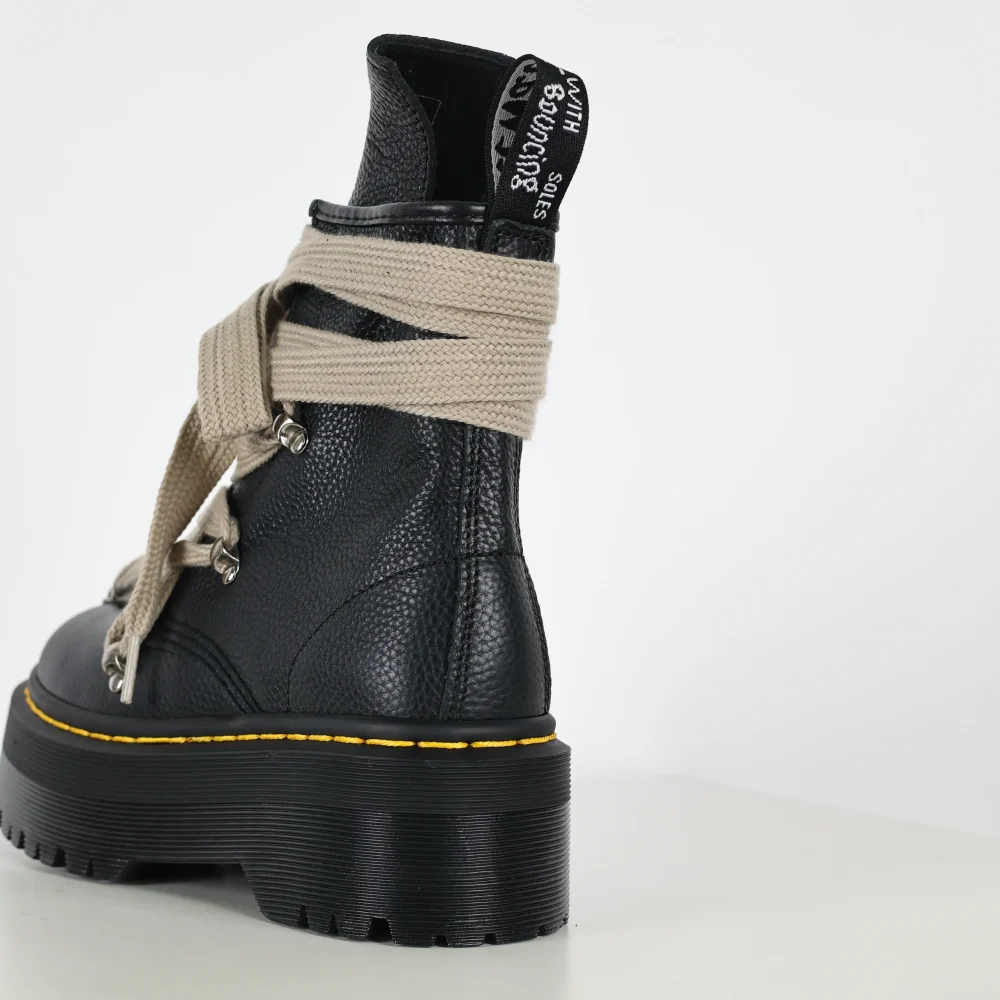 R1c.k 0wens x Dr. Martens 1460 Bex Wanderstiefel Schwarze Martin-Stiefel mit klobigem Absatz – Bild 10