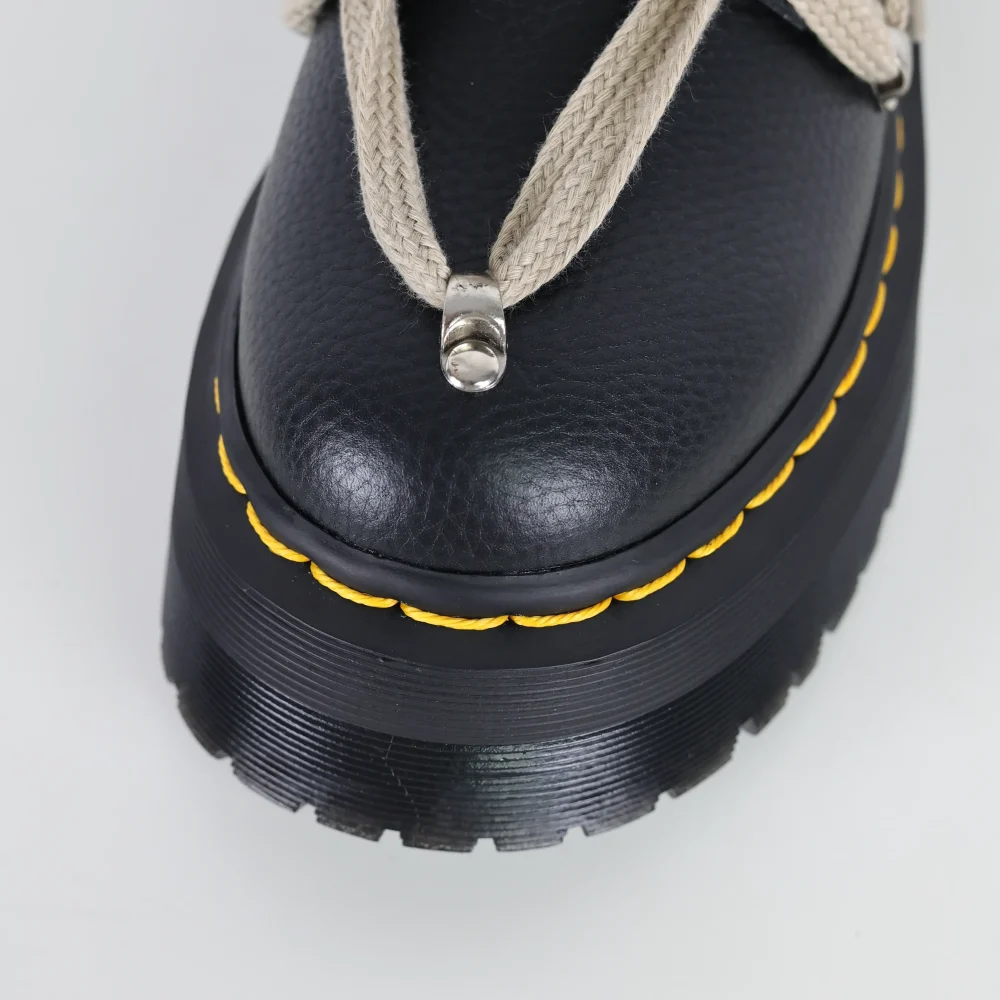 R1c.k 0wens x Dr. Martens 1460 Bex Wanderstiefel Schwarze Martin-Stiefel mit klobigem Absatz – Bild 12