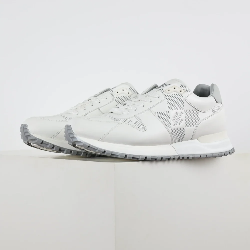 Run Away Lässige Low-Top-Schnürschuhe mit runder Zehenpartie in Schwarz und Weiß – Bild 3