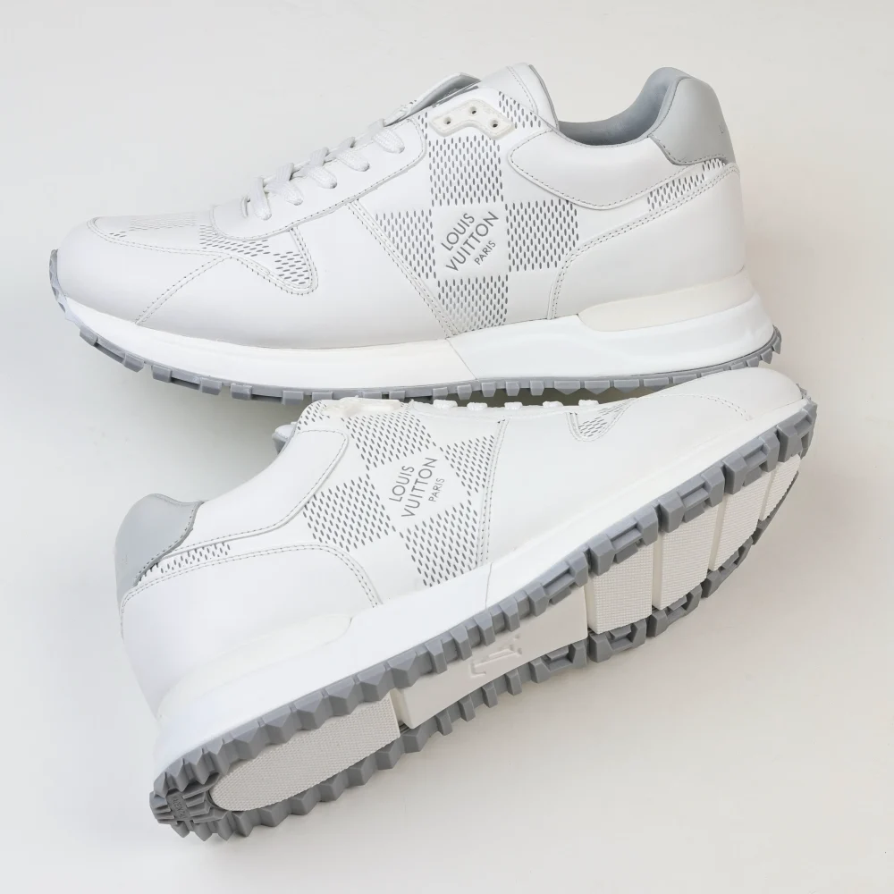 Run Away Lässige Low-Top-Schnürschuhe mit runder Zehenpartie in Schwarz und Weiß – Bild 5