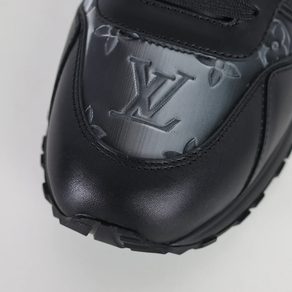 Run Away Lässige Low-Top-Sneaker aus Leder mit runder Zehenpartie und Schnürung – Bild 9