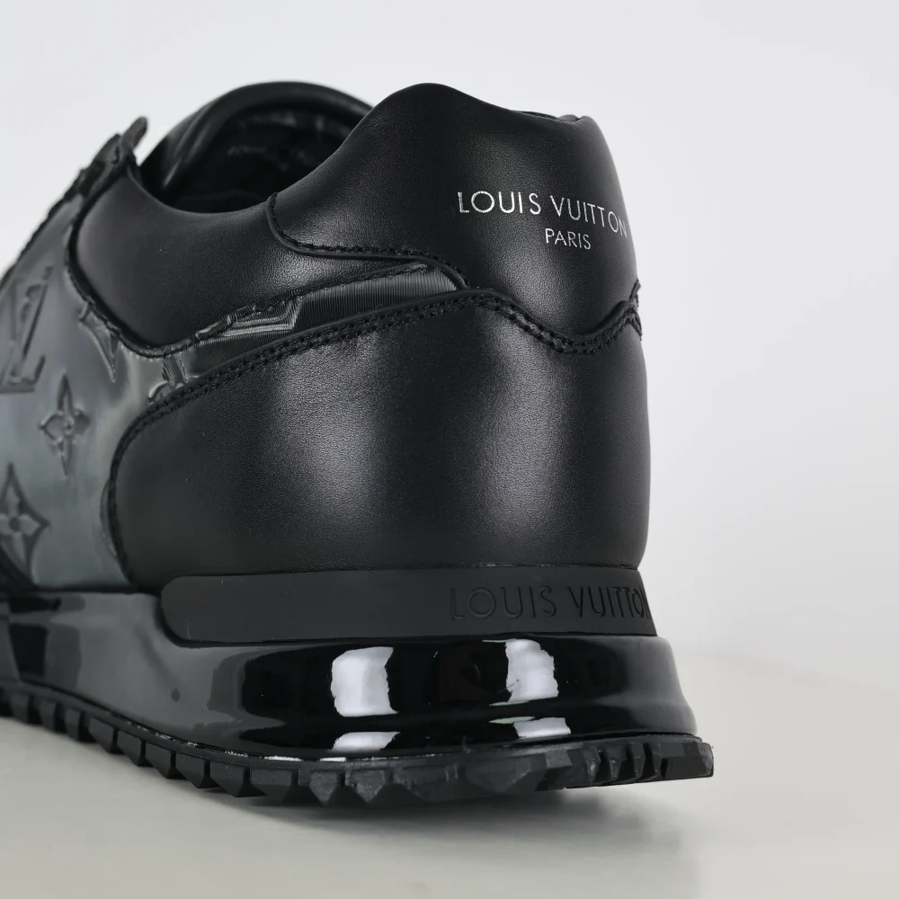 Run Away Lässige Low-Top-Sneaker aus Leder mit runder Zehenpartie und Schnürung – Bild 8