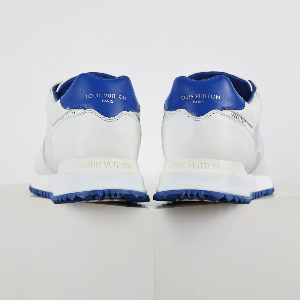 Run Away Niedrige Sneakers in Weiß und Blau – Bild 7