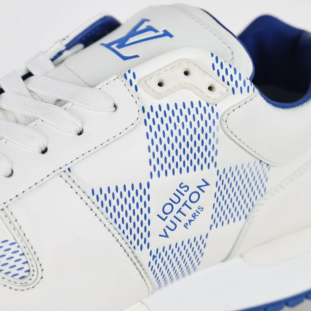 Run Away Niedrige Sneakers in Weiß und Blau – Bild 11